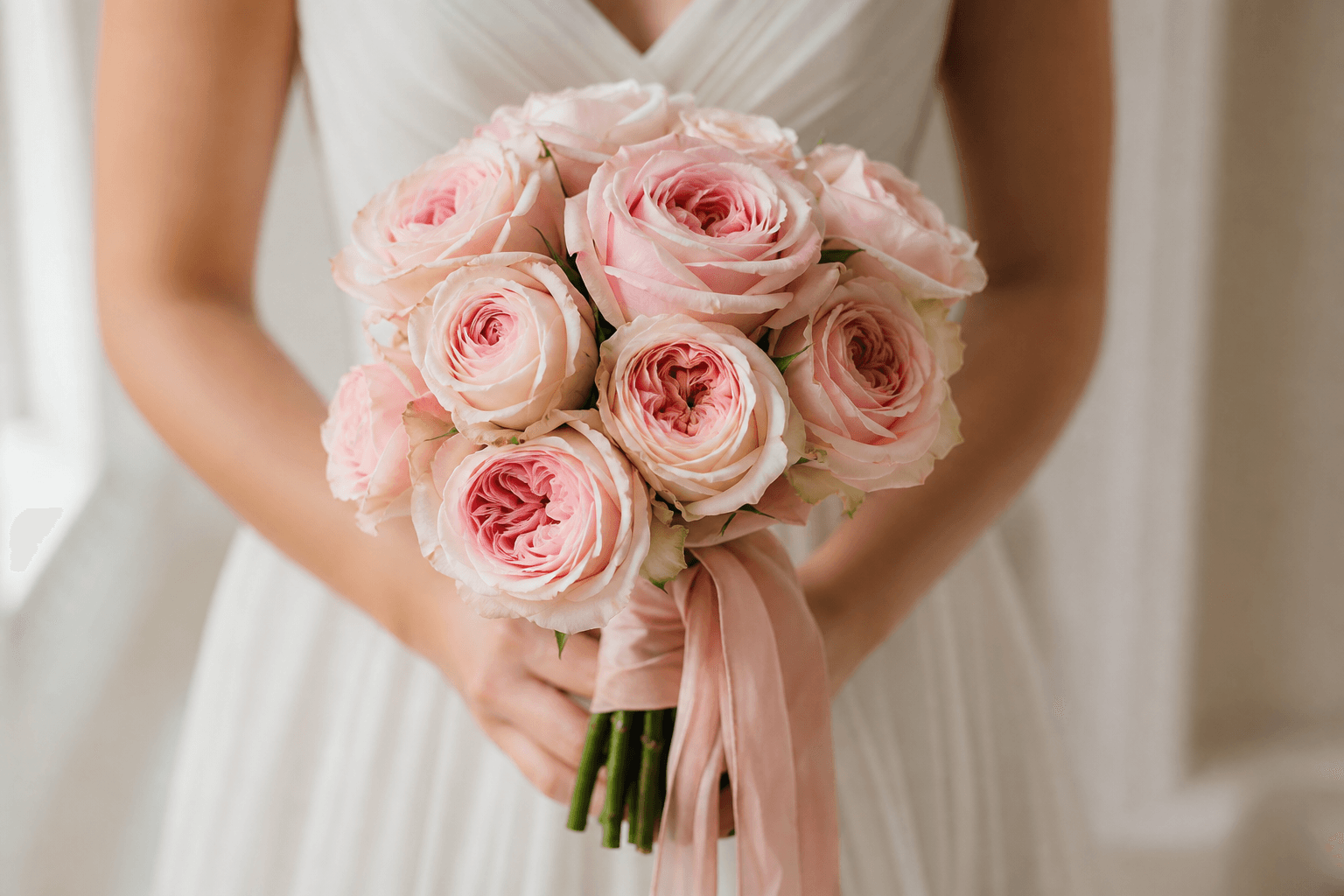 Blush Roses Bridal Bouquet