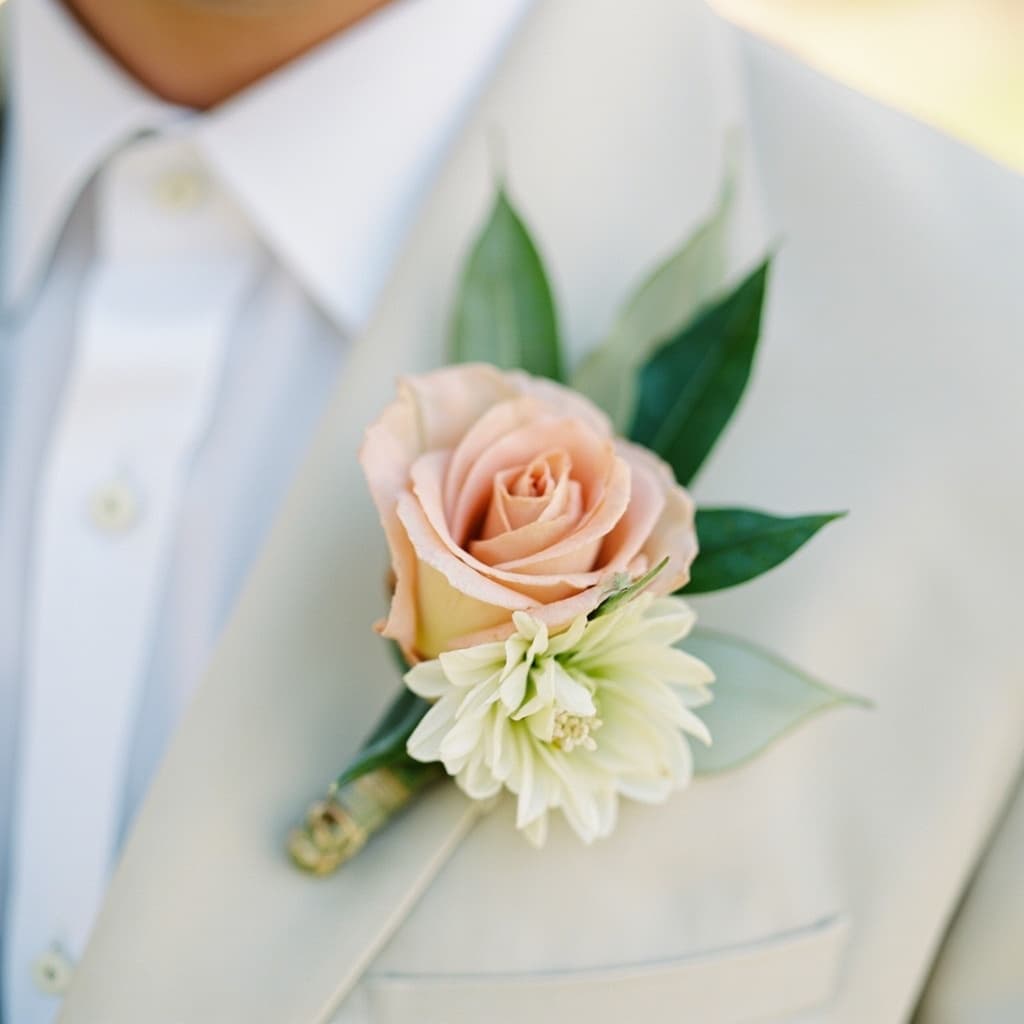 Boutonniere detail